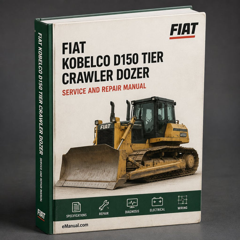 Fiat Kobelco D150 Tier 2 Crawler Dozer Service Repair Workshop Manual PDF