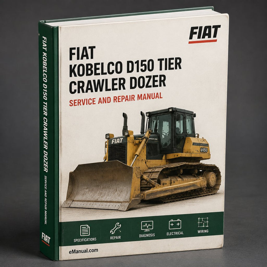 Fiat Kobelco D150 Tier 2 Crawler Dozer Service Repair Workshop Manual PDF