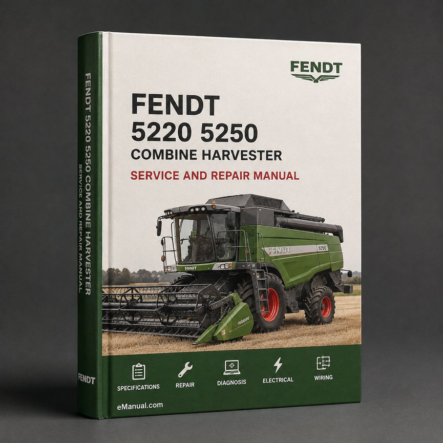 Fendt 5220 5250 Combine Harvester Parts Catalog PDF