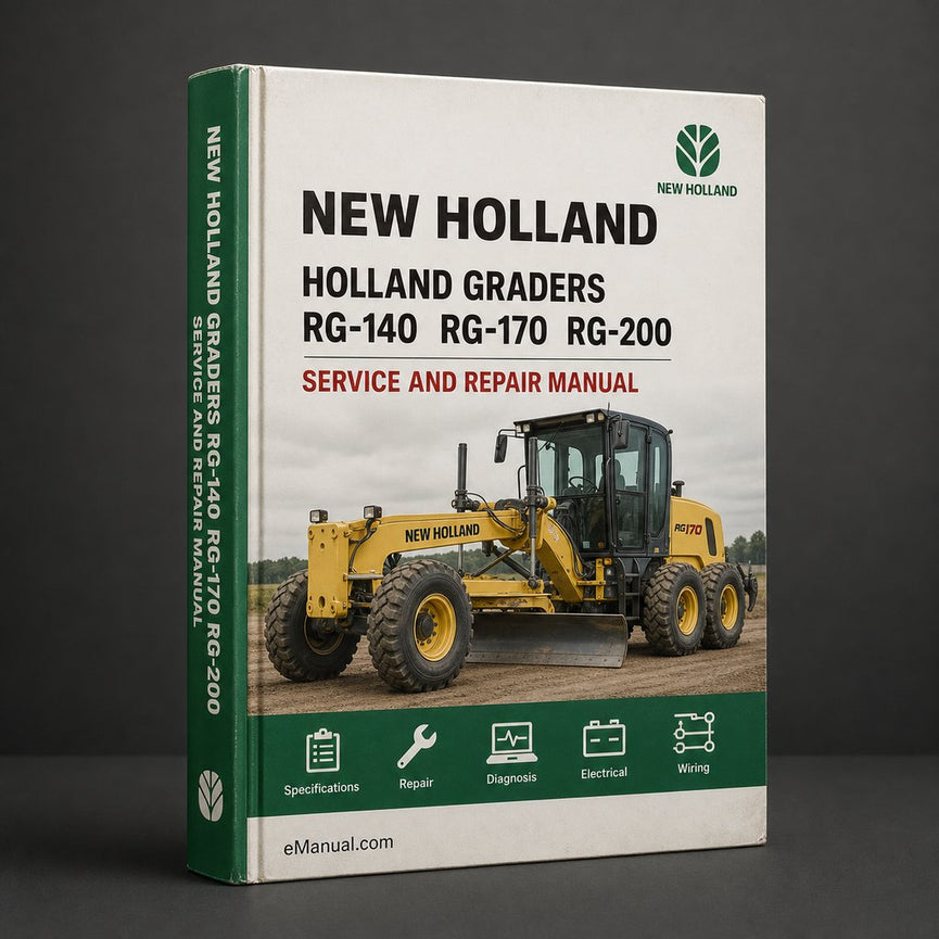 NEW Holland Graders RG-140 RG-170 RG-200 Service Repair Workshop Manual PDF