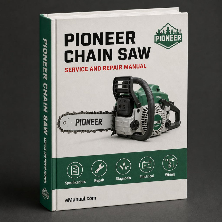 Pioneer Chain Saw Service Repair Workshop Manual PDF