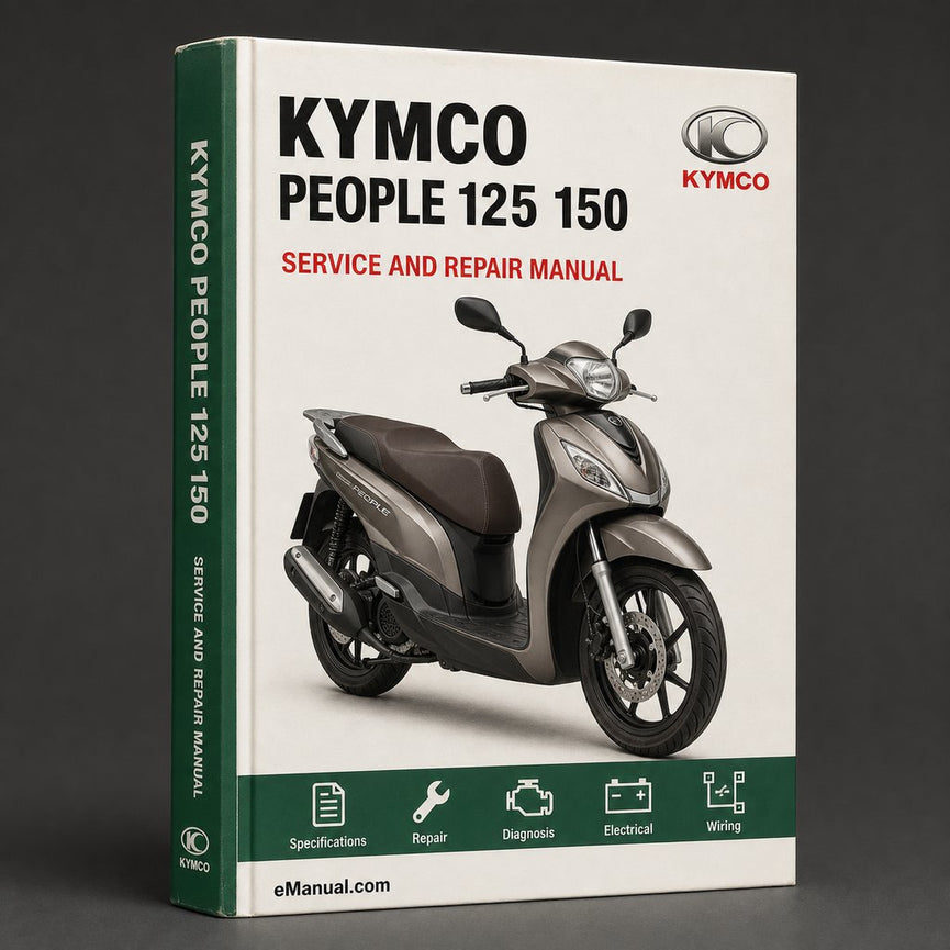 Kymco People 125 150 Service Repair Workshop Manual PDF