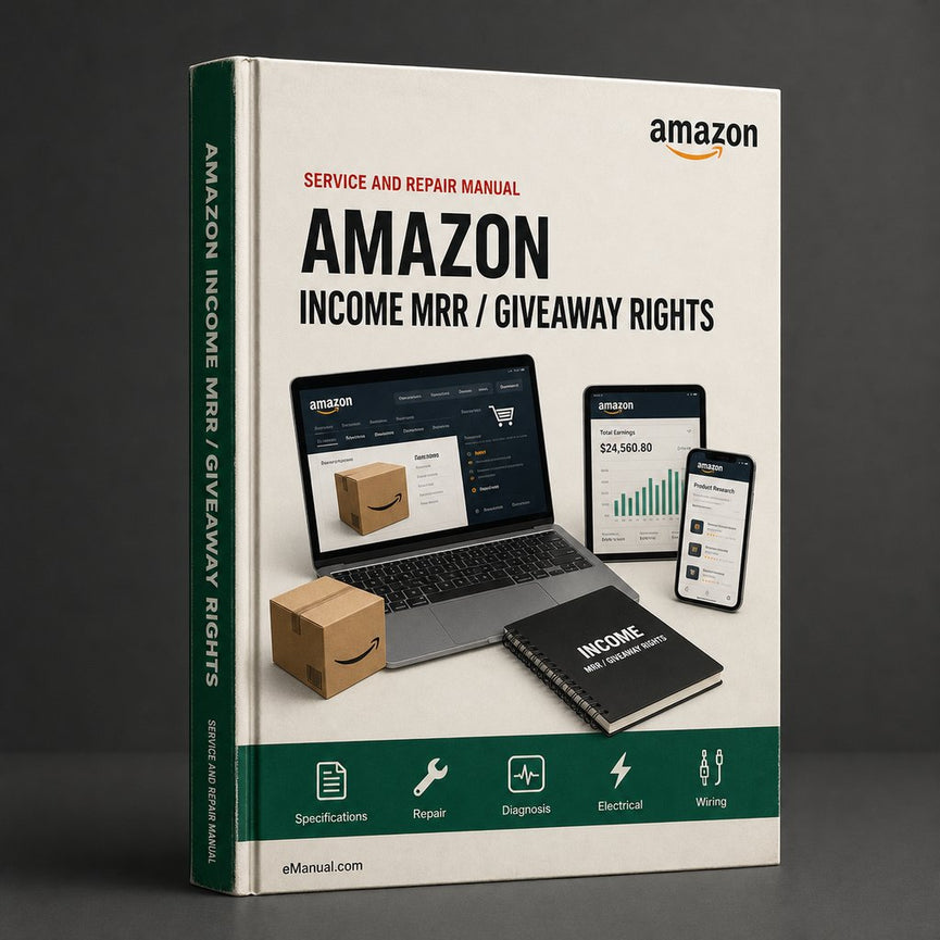Amazon Income Mrr/ Giveaway Rights Service Repair Workshop Manual PDF