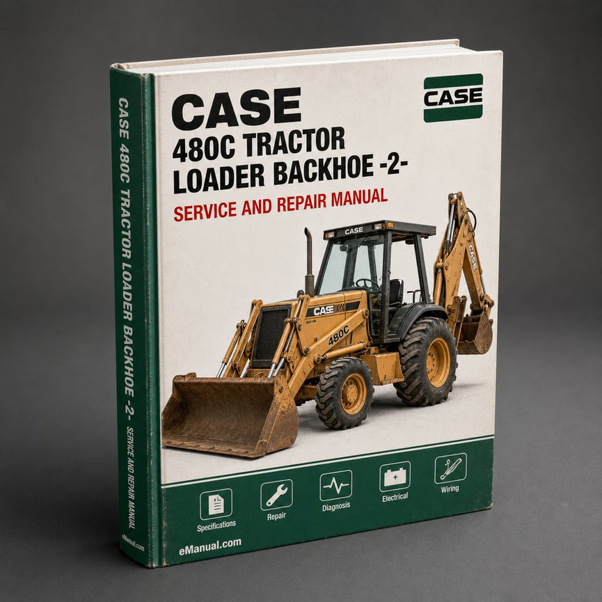 Case 480C Tractor Loader Backhoe Parts -2- - Improved Service Repair Workshop Manual PDF