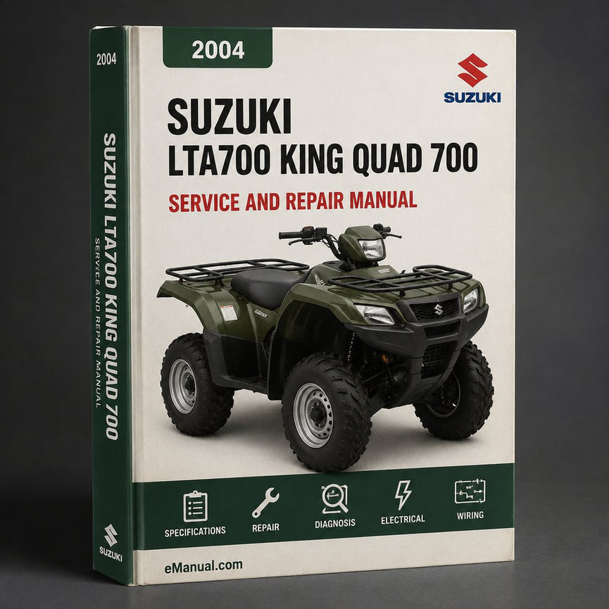 2004 Suzuki LTA700 King Quad 700 Service Repair Workshop Manual PDF