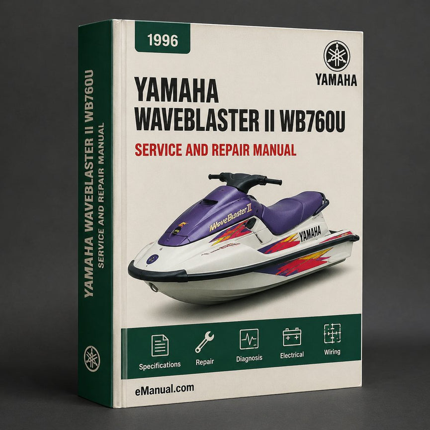 1996-1997 Yamaha Waveblaster II WB760U Service Repair Workshop Manual PDF