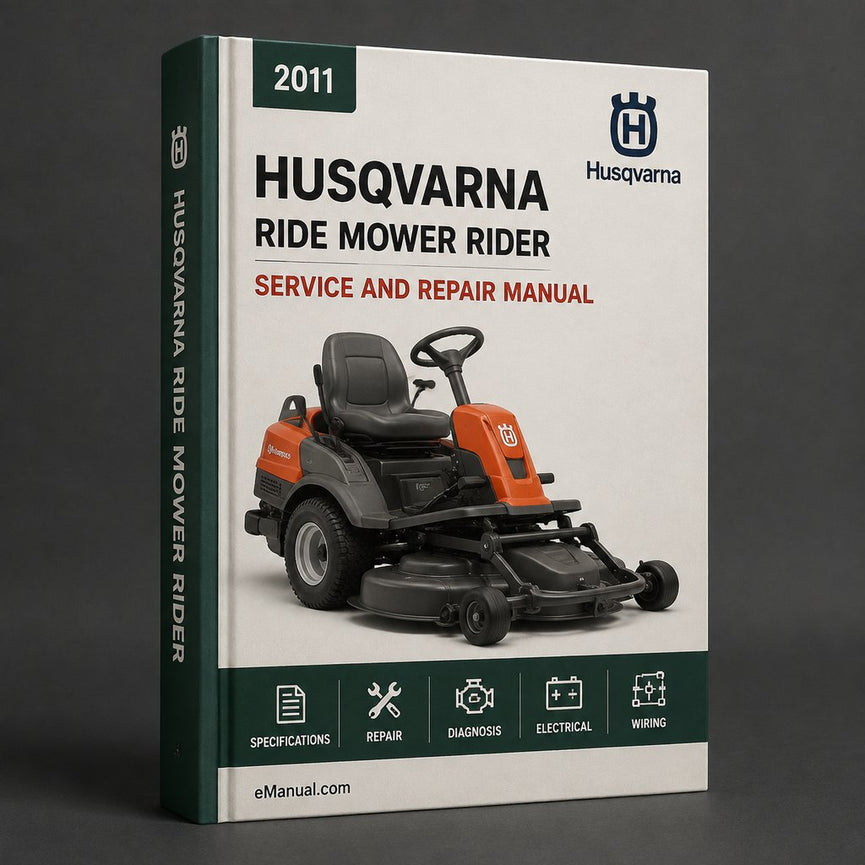 2011-2016 Husqvarna Ride Mower Rider Service Repair Workshop Manual PDF