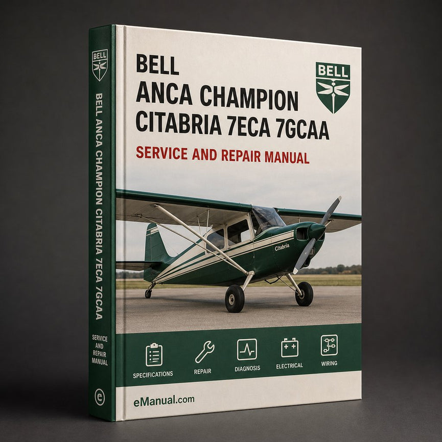 Bellanca Champion Citabria 7ECA 7GCAA 7GCBC 7KCAB Service Repair Workshop Manual PDF