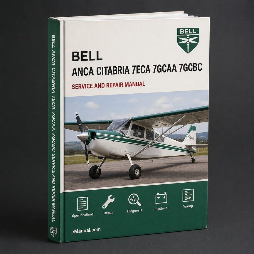 Bellanca Citabria 7ECA 7GCAA 7GCBC 7KCAB Pilot Operating POH Service Repair Workshop Manual PDF
