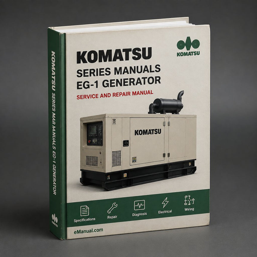 Komatsu Series Manuals EG-1 Generator Service Repair Workshop Manual PDF