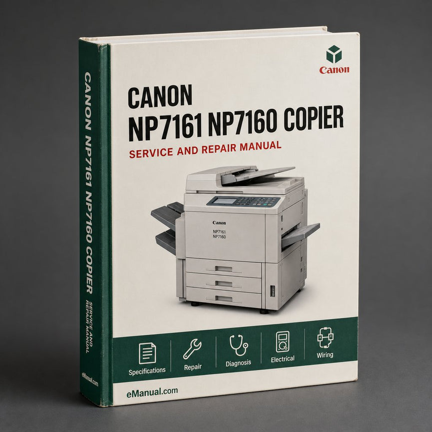 Canon NP7161 / NP7160 Copier Parts Catalog PDF