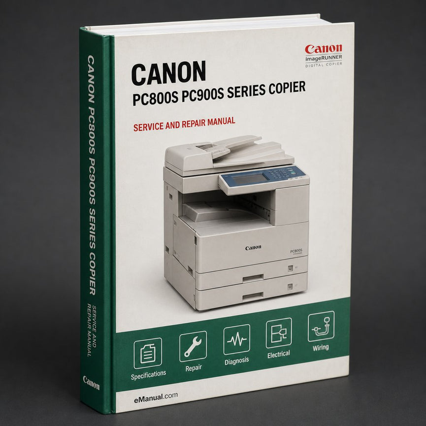 Canon PC800S / PC900S Series Copier Parts Catalog PDF