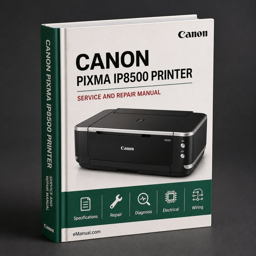 Canon Pixma IP8500 Printer Service Repair Workshop Manual PDF