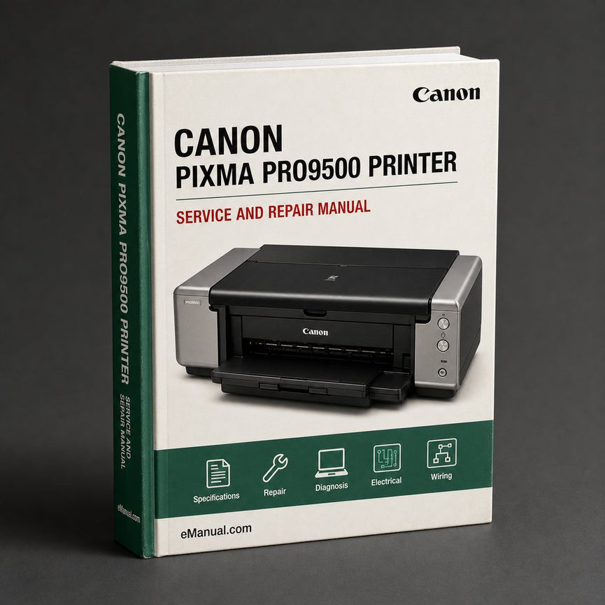 Canon Pixma PRO9500 Printer Service Repair Workshop Manual PDF