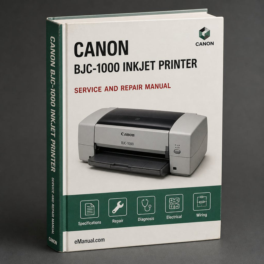 Canon BJC-1000 Inkjet Printer Parts Catalog PDF