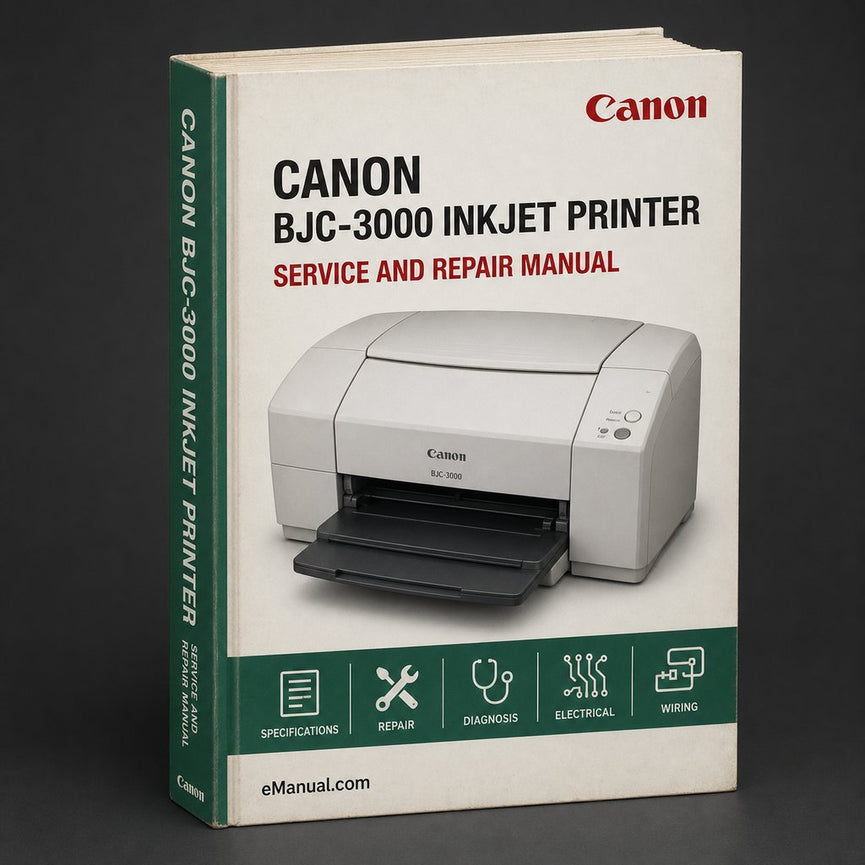 Canon BJC-3000 Inkjet Printer Parts Catalog PDF