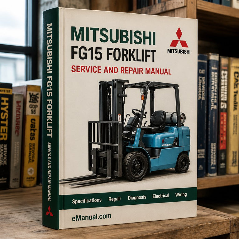Mitsubishi FG15 Forklift Workshop Service Manual