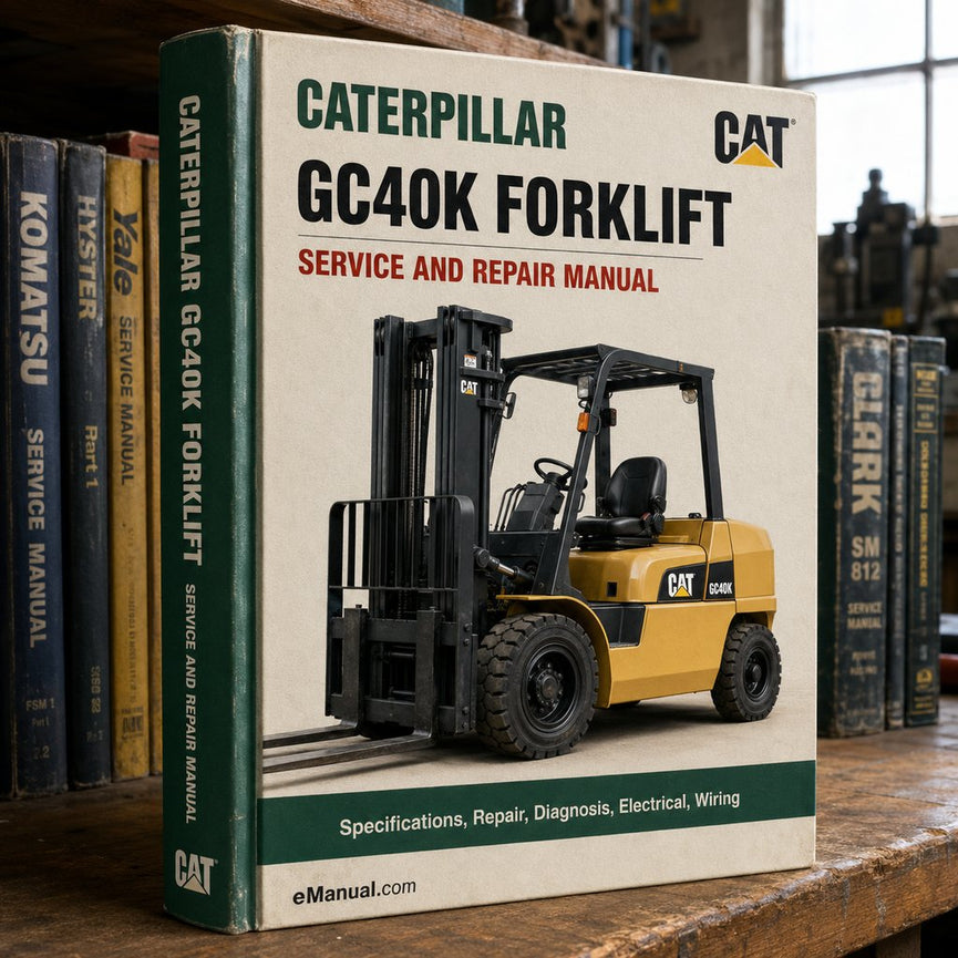 Caterpillar gc40k Forklift Lift truck Service Repair Manual
