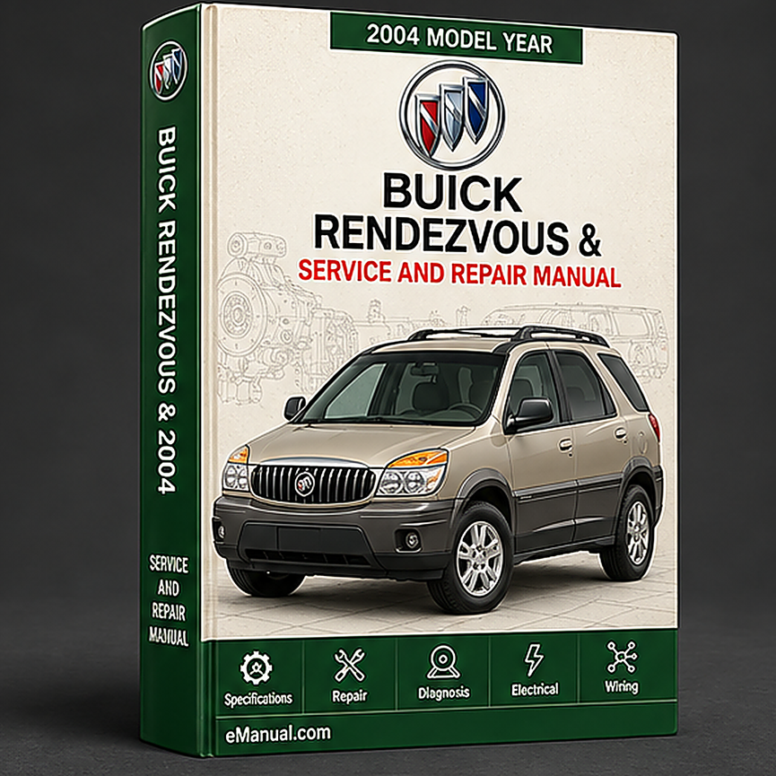 eManual.com manual cover - 2004 Buick Rendezvous Service & Repair Manual Software