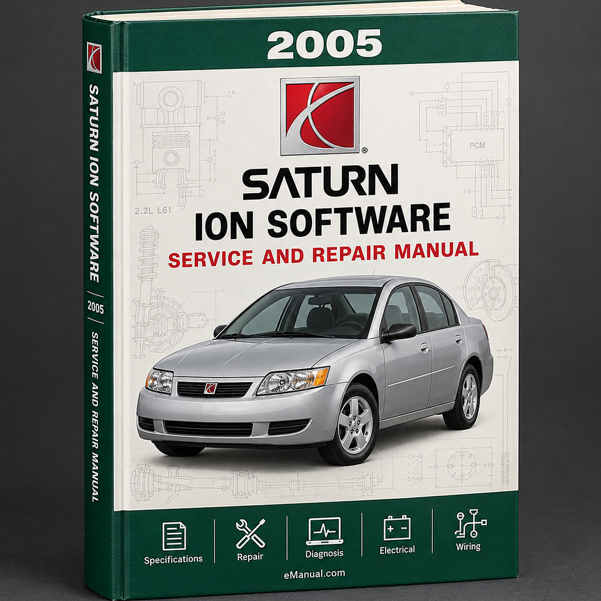 eManual.com manual cover - 2005 Saturn ION Service & Repair Manual Software