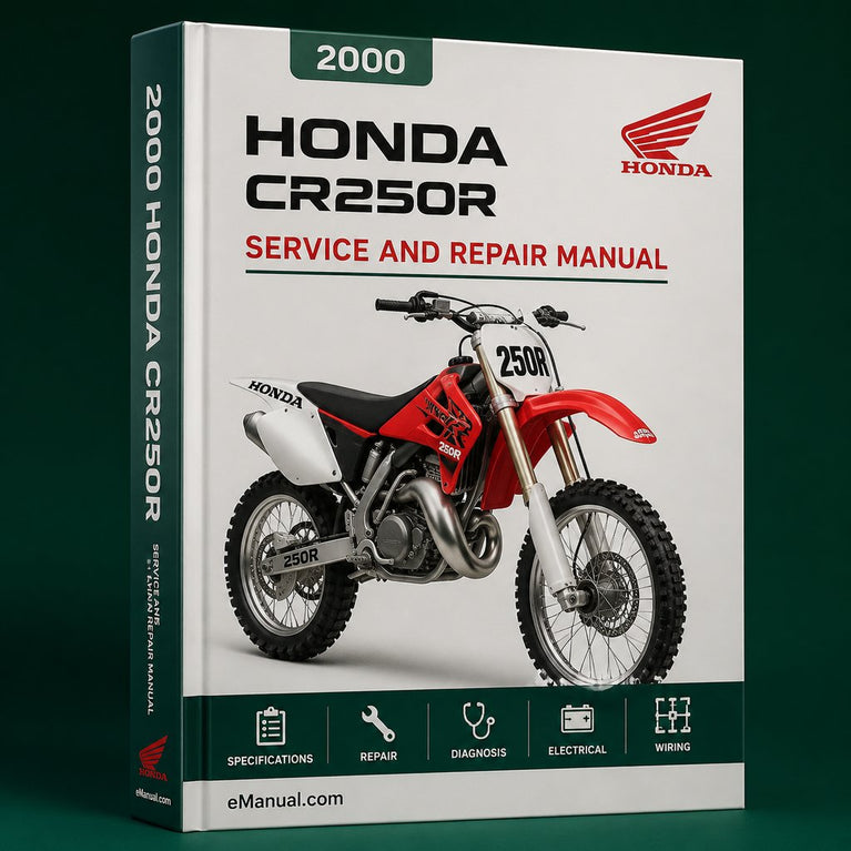 00-01 CR250R Werks-Service-Reparaturhandbuch