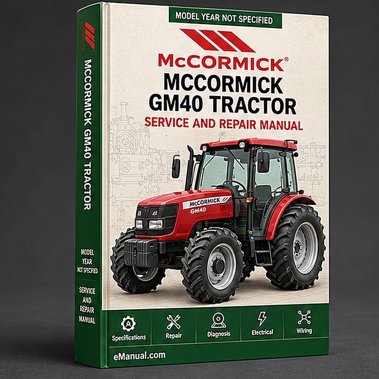 eManual.com manual cover - McCormick GM40 Parts Manual Tractor