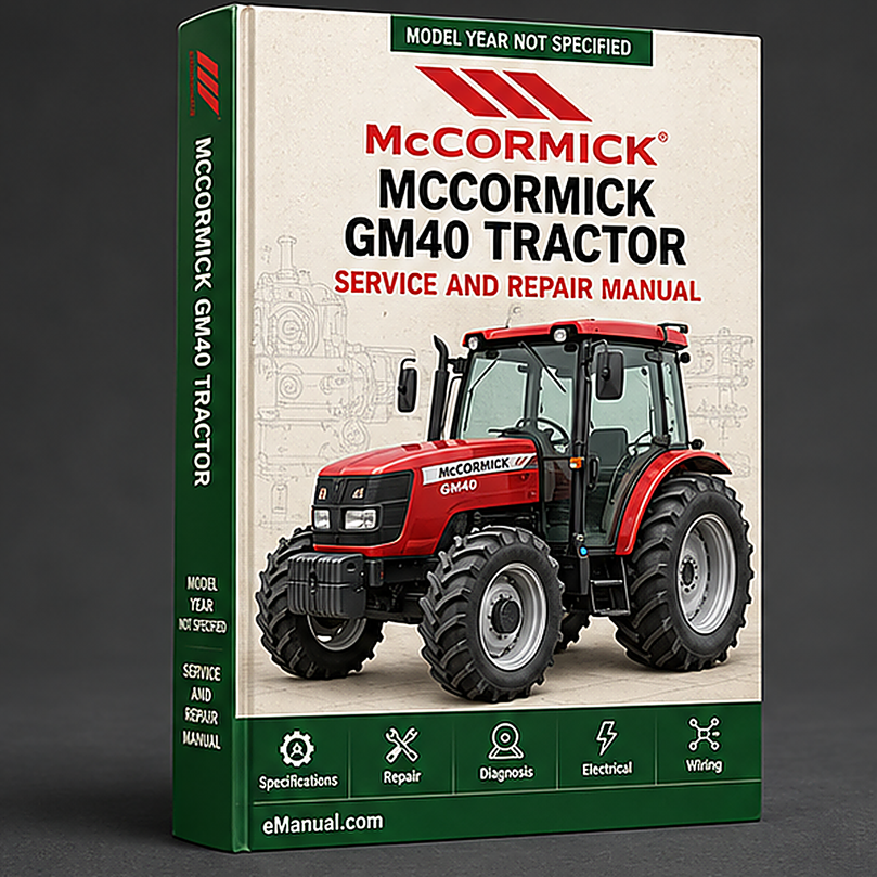 eManual.com manual cover - McCormick GM40 Parts Manual Tractor