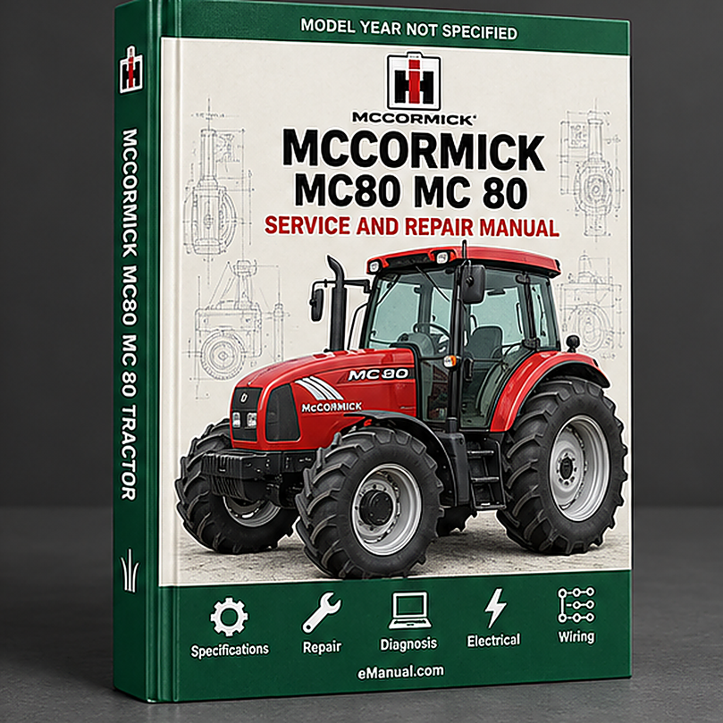 eManual.com manual cover - MCCORMICK MC80 MC 80 Tractor Service Manual