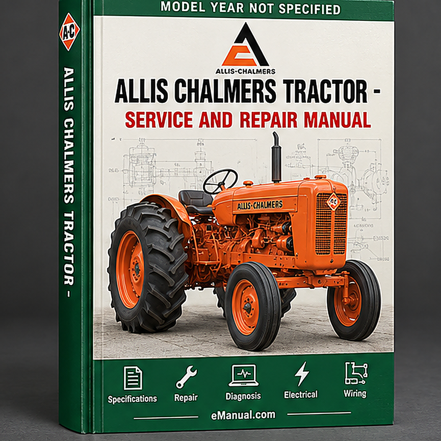 eManual.com manual cover - Allis Chalmers 7010 7020 7030 7040 7045 7050 7060 7080 Tract