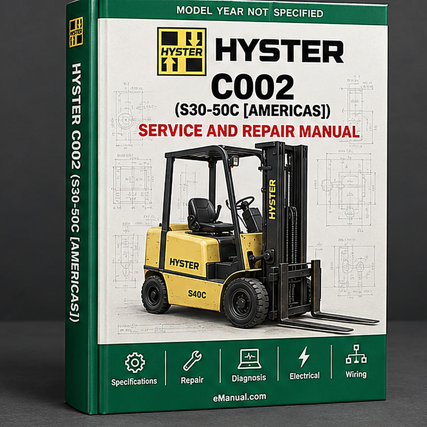 eManual.com manual cover - Hyster C002 (S30-50C [Americas]) Forklift Service Repair Fac