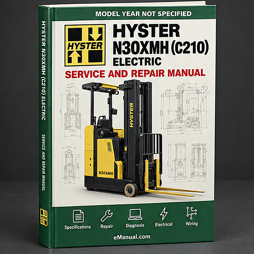 eManual.com manual cover - Hyster N30XMH (C210) Electric Forklift Parts Catalog
